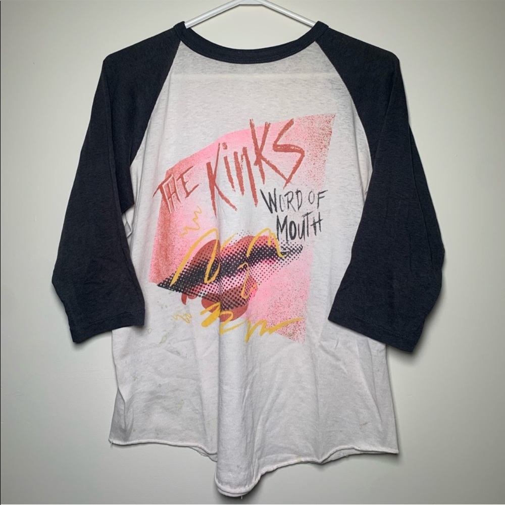 AUTHENTIC VINTAGE 1984 The Kinks Word Of Mouth Tour Band Tee